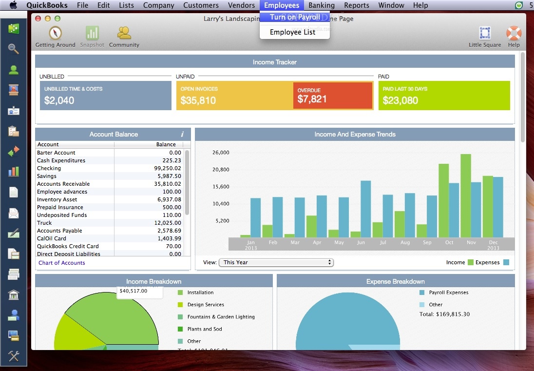 quickbooks software for mac free download