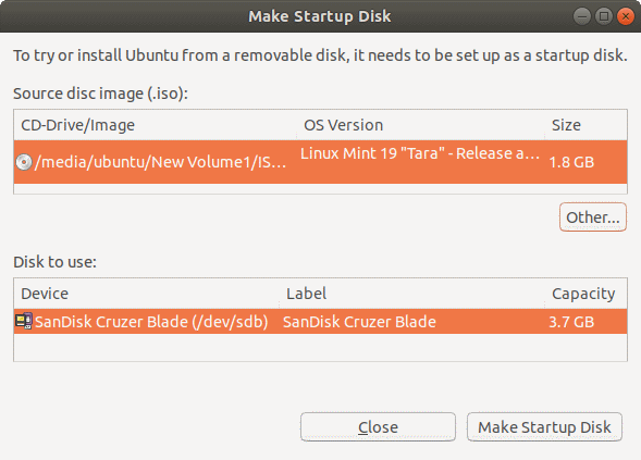 Install disk creator